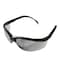 Mcr Safety Safety Glasses, Anti-Scratch, Clear Mirror Indoor/Outdoor Lens, Black Matte Frame, Half-Frame KD119 - alternate 2